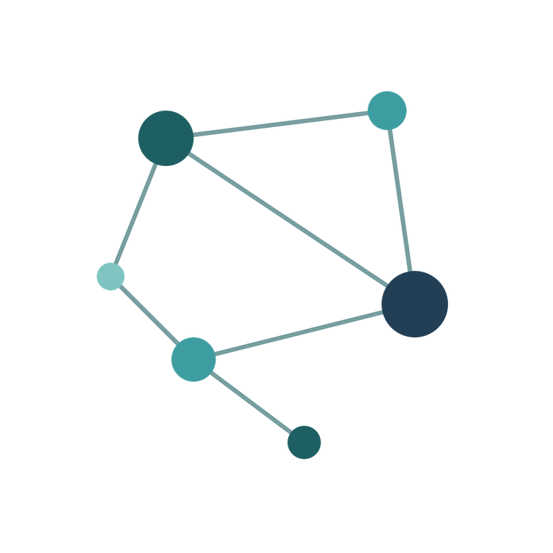 Decorative connected-dots graphic
